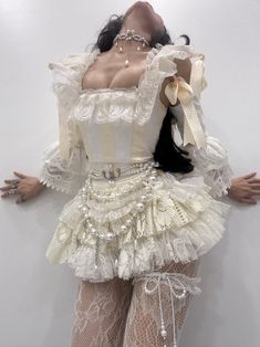 White Clothing, Mode Inspo, Really Cute Outfits, Marie Antoinette, Stage Outfits, Character Outfits, Pretty Dresses, Aesthetic Clothes, Pretty Outfits