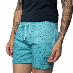 Androgynous Fox Shorts Casual Swim Trunks With Comfort Waistband, Casual Fitted Swim Trunks With Elastic Waistband, Fitted Casual Swim Trunks With Elastic Waistband, Blue Bottoms With Built-in Shorts And Adjustable Waist, Stretch Cotton Swim Trunks With Elastic Waistband, Casual Swim Trunks With Adjustable Waist, Casual Stretch Swim Trunks With Pockets, Casual Swim Trunks With Adjustable Waist And Pockets, Casual Swim Trunks With Pockets And Adjustable Waist