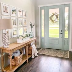 the entryway is clean and ready for us to use as an entrance way in this home