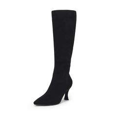 PRICES MAY VARY. Features: Womens knee high boots for women with Pointed Toe, Sexy Kitten Heel, Soft Suede Vamp, Inset side-zip closure Design: Fashion and Lightweight silhouette winter/ fall/ spring boots, stretcy boots mostly modify your thighs, easily to show your elegant, confidence and beauty Material: High quality vegan suede material, skin-friendly lining, durable rubber outsole, countless exquisite craftsmanship to create this comfortable women's boots Occasions: They go well with any ou Comfortable Womens Boots, Closure Design, Life Color, Spring Boots, Womens Knee High Boots, Suede Material, Black Khakis, Grey Stone, Kitten Heel