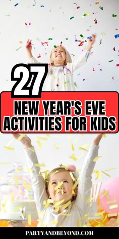 Make New Year’s Eve unforgettable for the little ones with these 27 creative activities for kids! From festive crafts to fun countdown games, there’s something for everyone to enjoy while waiting for midnight. Keep the kids entertained and engaged as they ring in the new year with excitement and laughter. Perfect for parties or a cozy family night! #NewYearsEve #KidsActivities #FamilyFun #CelebrateTogether New Year’s Party For Toddlers, Kids Ball Drop New Years Eve, News Years Eve Kids Activities, Fun New Year’s Eve With Kids, New Year’s Party Games For Kids, New Years Eve Kid Activities, Easy Nye Activities For Kids