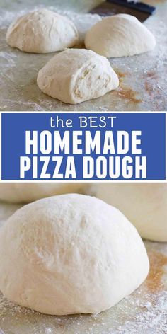 the best homemade pizza dough is made with only three ingredients and no kneads