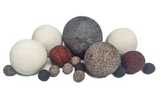 Enhance A Fire 1-4 16-Piece 1.75 Lb. Beach Ember Decorative Ceramic Fiber Ball Set for Gas Fireplace, Log Set and Firepit Modern Gas Fireplace Balls, Fiber Balls, Gas Fire Pits, Fireplace Gas, Gas Log Sets, Linear Fireplace, Gas Fireplace Logs, Ceramic Fiber, Gas Logs