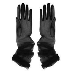 The Winter Wind Is Bitterly Cold, But With It, Your Hands Will No Longer Be Alone. These Gloves Are Not Only An Accessory, But Also An Intimate Care. Size: One Size.  Color: Black. Camisa Rock, Bride Gloves, Sheer Gloves, Tulle Gloves, Mens Winter Gloves, Elbow Length Gloves, Tulle Material, Fashion Gloves, Gloves Fashion