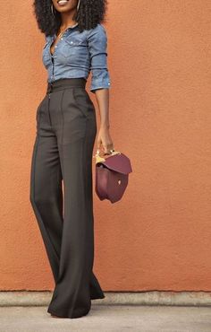 Outfit Palazzo, Classy Casual Outfits, Looks Style