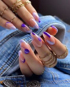 Shape Nails, Gel Nail Art Designs, Respect Women, Summery Nails, Her Nails, Almond Shape, Classy Nails, Fancy Nails