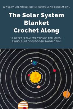 the solar system blanket crochet along