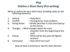 an outline for a short story