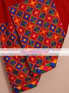 Shop Online in USA Phulkari Dupatta and Phulkari Salwar only at www.PinkPhulkari.com FREE SHIPPING IN USA! Free Shipping