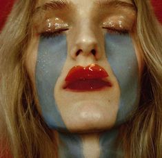 Editorial Make-up, Makeup Clown, Halloweenský Makeup, 심플한 그림, Drag Make-up, Editorial Makeup, Creative Makeup, Photography Inspo, Face Art