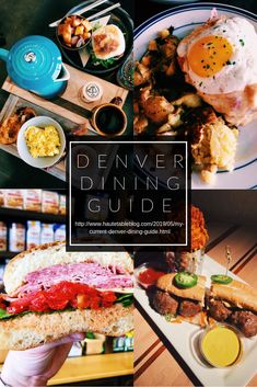 the denver dining guide is filled with delicious dishes