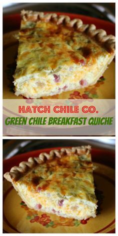 Green Chile Quiche, Mexican Quiche, Green Chile Breakfast, Hatch Chili Recipes, Green Chili Recipes, Hatch Chili, Breakfast Quiche Recipes, Chile Recipes, Quiche Recipes Easy