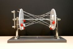 a model of an object with wires attached to it