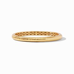 Havana Gold Bangle | Julie Vos Julie Vos, Stackable Bangles, Gold Plated Bangles, Stacked Bangles, Fine Linens, Holiday Items, Hinged Bangle, Elegant Gift, Bold Fashion