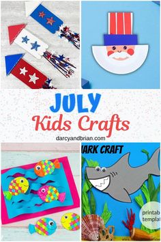 july crafts for kids that are fun and easy to make