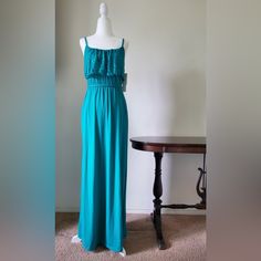 Jc Penney Brand Love Reign Turquoise Knit Maxi Dress With Lace Detail 62% Polyester 33% Rayon 5% Spandex Casual Fitted Turquoise Maxi Dress, Turquoise Fitted Casual Dress, Casual Fitted Turquoise Dress, Turquoise Fitted Maxi Dress For Spring, Fitted Turquoise Maxi Dress For Spring, Reign Dresses, Knit Maxi Dress, Maxi Knit Dress, Dress With Lace