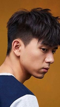 Two Block Haircut With Undercut Textured Two Block Haircut, Layered Hair For Men, Taper Haircut Men, Low Taper Haircut, Block Haircut, Men Haircut Undercut, Two Block Haircut, Male Hairstyles, Asian Man Haircut