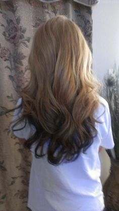 Reverse Ombre Hair, Dark Ombre Hair, Reverse Ombre, Blond Ombre, Brown Ombre Hair, Blonde Roots, Dirty Blonde Hair, Ombre Hair Color, Dye My Hair