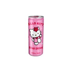 hello kitty star drink can on a white background