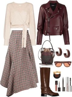 Look Boho Chic, Modest Fashion Outfits, Midi Skirts, Looks Chic, Outfit Shoplook, Winter Fashion Outfits, Modest Outfits, Smart Casual, Look Fashion