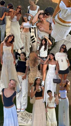 European Fashion Summer, European Summer Outfits, Europe Outfits, Outfit Inspo Summer, Outfit Collage, Looks Chic, Cute Everyday Outfits, Cute Simple Outfits, Summer Fashion Outfits