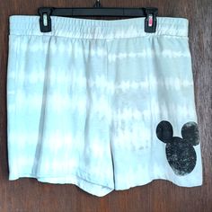 Nwot Mickey's Women's Shorts. Light Blue And White With Mickey's Ears On The Front, Elastic Waistband And Approx 2" Inseam. Smoke And Pet Free Home, Offers Welcomed. Disney Shorts, Mickey Ears, Shorts Athletic, Athletic Shorts, Women's Shorts, Blue White, Light Blue, Blue And White, Womens Shorts