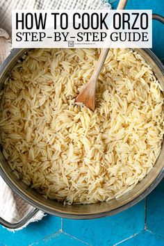 how to cook orzo step by step guide