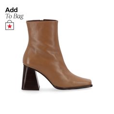 in stock Leather Ankle Boots, Cow Leather, Corn, Camel, Ankle Boots, Pick Up, In Store, Buy Online, Boutique