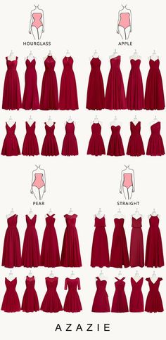 Inai Pengantin, Different Types Of Dresses, Burgundy Bridesmaid, Fashion Terms, Fashion Design Patterns, Red Bridesmaid Dresses, Bridesmaid Dress Styles, Burgundy Bridesmaid Dresses, Fashion Design Sketches