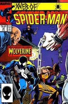 the cover to spider - man and wolverine comics