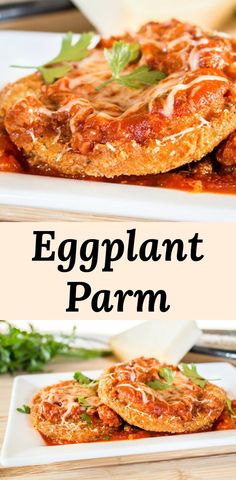 eggplant parm is an easy and delicious appetizer