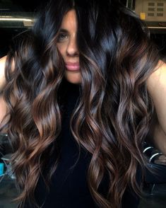 Black Hair Color Ideas, Biolage Hair, Rambut Brunette, Cleveland Tn, Brown Hair Looks, Dark Hair With Highlights, Beauty Forever