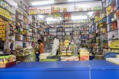 a store filled with lots of different types of food