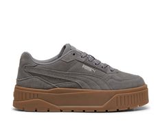 Puma Karmen II Idol Platform Sneaker - Women's Gray Puma Sneakers For Sports, Sporty Gray Puma Sneakers, Gray Sporty Puma Sneakers, Platform Puma Sneakers, Platform Puma, Michael Kors Fashion, Puma Platform, Girly Shoes, Puma Sneakers