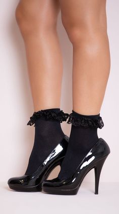 Striped Tights, Elegant Moments, Girls Socks, Satin Bow, Black Laces, Ankle Socks, Anklets