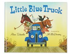 the cover of little blue truck