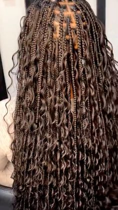 Radiate goddess energy with luxuriously long braids! Embrace your divine essence and unleash your unique style. #hair #goddessbraids #vacation #hairstyles #blackgirl🌟👑 Long Goddess Braids, Curly Hair Sew In, Goddess Braid Styles, Braids Goddess, Latest Braided Hairstyles, Vacation Hair, Divine Essence, Gorgeous Braids