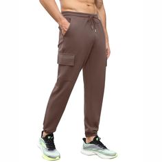 Jogging pants have 4 practical pockets: 2 tooling flap pockets + 2 diagonal pockets-suitable for storing keys, mobile phones, wallets, tools and other items.comfortable elastic band and adjustable drawstring to fix it on your waist, will not fall off during training and activities. Improve product adaptability Functional Sweatpants With Cargo Pockets For Outdoor, Functional Cargo Pants With Pockets, Brown Pants With Side Pockets For Outdoor Activities, Functional Sweatpants With Pockets, Brown Cargo Pants With Multiple Pockets For Outdoor Activities, Brown Cargo Pants With Side Pockets For Outdoor, Functional Joggers With Pockets, Utility Sweatpants With Pockets For Outdoor, Functional Joggers With Pockets For Outdoor Activities