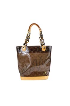 Vintage Brown Monogram Canvas Shoulder Bag, Vintage Brown Monogram Canvas Bags, Vintage Gold Monogram Canvas Bag, Vintage Monogram Canvas Gold Bag, Brown Monogram Canvas Bag With Chain Strap, Brown Monogram Canvas Shoulder Bag With Chain Strap, Vintage Brown Bag With Chain Strap, Aesthetic Louis Vuitton, Virtual Window