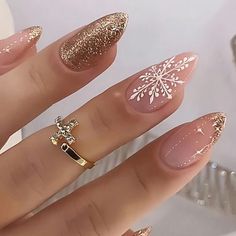 Super Cute And Stylish Ships In 5-10 Business Days Christmas Gel Nails, Her Nails, Nail Swag, New Year's Nails, Xmas Nails, Classy Nails, Fancy Nails, Chic Nails, Nail Arts