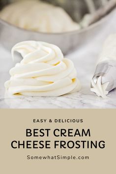 the best cream cheese frosting recipe