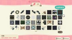 a bunch of different items are arranged in the shape of a heart on a pink background