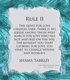 a quote from the book rules of love by thomas tarrizi on blue water