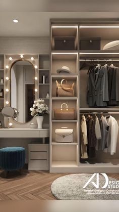 Small Dressing Rooms, Wardrobe Design Modern, Dressing Design, Dressing Room Decor