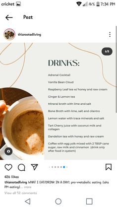 Adrenal Tonic Recipe, Benefits Of Adrenal Cocktail, Mineral Adrenal Cocktail, Adrenal Fatigue Cocktail, Adrenal Cocktail, Cinnamon Drink, Raspberry Leaf Tea