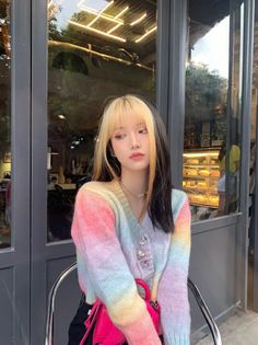 Kpop Hair Color, Korean Hair Color, Black And Blonde, Uzzlang Girl, Korean Girl Fashion, Hair Inspo Color, Korean Hairstyle, Blackpink Fashion