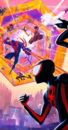 spider - man into the spider verse movie poster