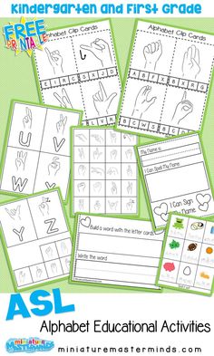 the alphabet worksheet for children to practice their handwriting and writing skills with pictures