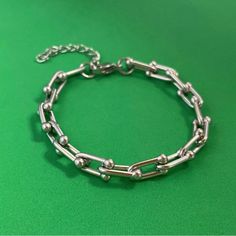 Whether You Are Wearing A Business Suit, Casual Outfit Or Bluejeans, You Will Look Tastefully Refined In This Men's Link Bracelet. Bracelet Made Of Titanium Steel, Bracelet Length: 7.5"+1.8" Extension Chain, Chain Width: 6mm, Weight: 20g(1.2oz). Perfect Gifts: This Bracelet Is Suitable For Most Occasions To Adds A Charm. It’s An Ideal Gift Choice For Friends, Families Or Yourself. Great Gift To Surprise Them On Father's Day, Christmas Day, Birthday, Valentines Day, Anniversary, Thanksgiving Day Casual Metal Chain Bracelet For Everyday, Casual Silver Chain Bracelet, Silver Metal Grunge Bracelets, Casual Chain Link Jewelry, Grunge Silver Metal Bracelet, Trendy Silver Chain Bracelet For Streetwear, Casual Silver Metal Chain Bracelet, Adjustable Metal Chain Bracelet, Punk Style, Adjustable Metal Punk Chain Bracelet