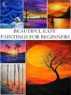 beautiful easy paintings for beginners